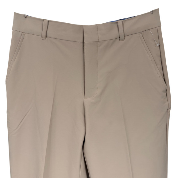 IZOD Flat Front Tan Khaki Performance Boys Dress Pants Size 16 Regular 30x31 - Picture 3 of 6